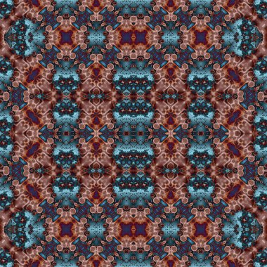 Kusursuz soyut desen. Kaleydoskop dokusu. Modern sanat modeli ve arkaplan