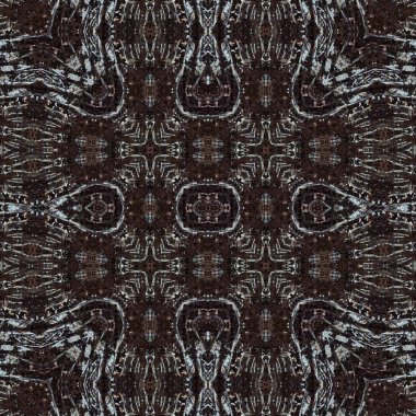 Kusursuz soyut desen. Kaleydoskop dokusu. Modern sanat modeli ve arkaplan