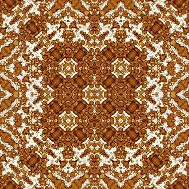 Kusursuz soyut desen. Kaleydoskop dokusu. Modern sanat modeli ve arkaplan