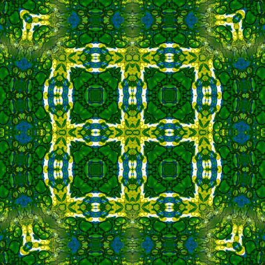 Kusursuz soyut desen. Kaleydoskop dokusu. Modern sanat modeli ve arkaplan