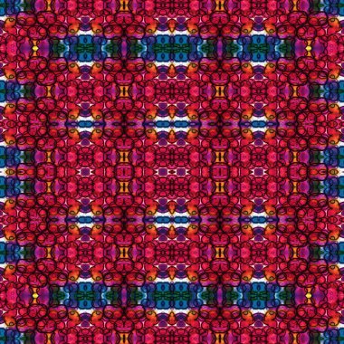 Kusursuz soyut desen. Kaleydoskop dokusu. Modern sanat modeli ve arkaplan