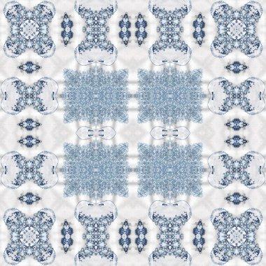 Kusursuz soyut desen. Kaleydoskop dokusu. Modern sanat modeli ve arkaplan