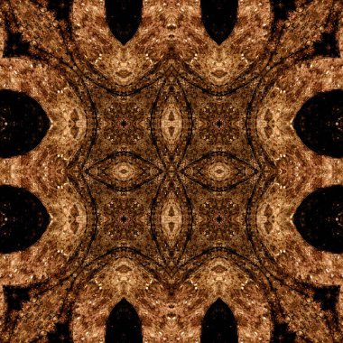 Kusursuz soyut desen. Kaleydoskop dokusu. Modern sanat modeli ve arkaplan