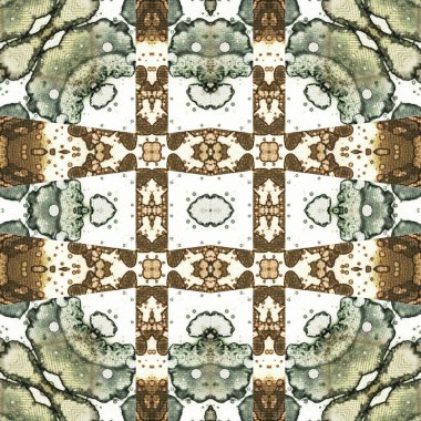 Kusursuz soyut desen. Kaleydoskop dokusu. Modern sanat modeli ve arkaplan