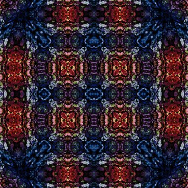 Kusursuz soyut desen. Kaleydoskop dokusu. Modern sanat modeli ve arkaplan