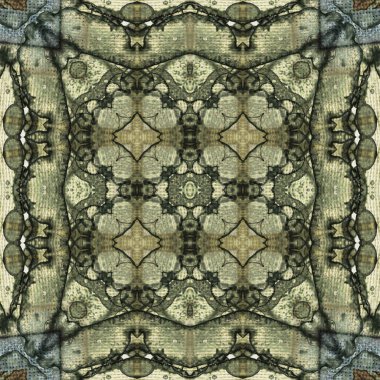 Kusursuz soyut desen. Kaleydoskop dokusu. Modern sanat modeli ve arkaplan