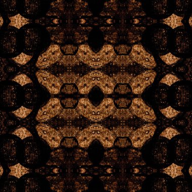 Kusursuz soyut desen. Kaleydoskop dokusu. Modern sanat modeli ve arkaplan