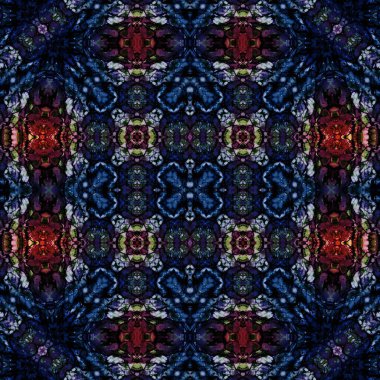 Kusursuz soyut desen. Kaleydoskop dokusu. Modern sanat modeli ve arkaplan