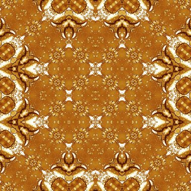 Kusursuz soyut desen. Kaleydoskop dokusu. Modern sanat modeli ve arkaplan