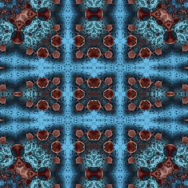 Kusursuz soyut desen. Kaleydoskop dokusu. Modern sanat modeli ve arkaplan