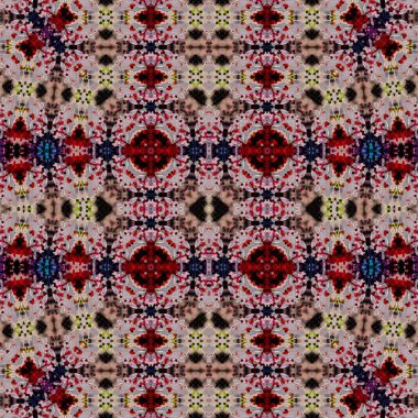 Kusursuz soyut desen. Kaleydoskop dokusu. Modern sanat modeli ve arkaplan