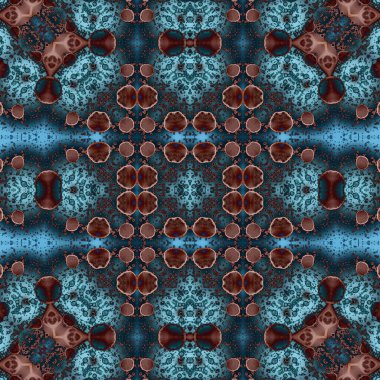 Kusursuz soyut desen. Kaleydoskop dokusu. Modern sanat modeli ve arkaplan