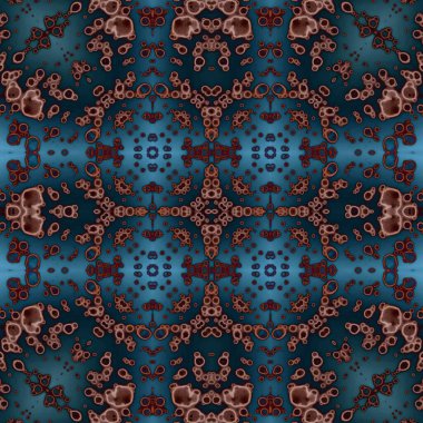 Kusursuz soyut desen. Kaleydoskop dokusu. Modern sanat modeli ve arkaplan