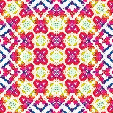 Kusursuz soyut desen. Kaleydoskop dokusu. Modern sanat modeli ve arkaplan