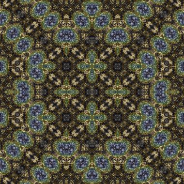 Kusursuz soyut desen. Kaleydoskop dokusu. Modern sanat modeli ve arkaplan