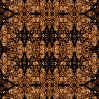 Kusursuz soyut desen. Kaleydoskop dokusu. Modern sanat modeli ve arkaplan