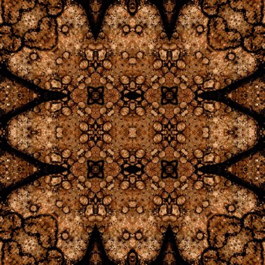 Kusursuz soyut desen. Kaleydoskop dokusu. Modern sanat modeli ve arkaplan