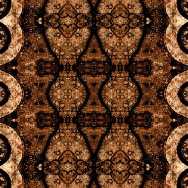 Kusursuz soyut desen. Kaleydoskop dokusu. Modern sanat modeli ve arkaplan