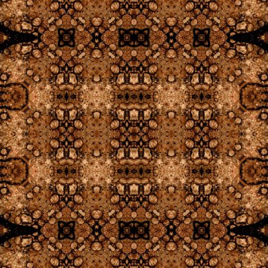 Kusursuz soyut desen. Kaleydoskop dokusu. Modern sanat modeli ve arkaplan