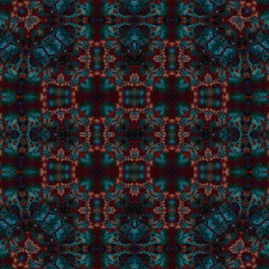 Kusursuz soyut desen. Kaleydoskop dokusu. Modern sanat modeli ve arkaplan