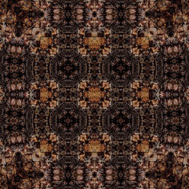 Kusursuz soyut desen. Kaleydoskop dokusu. Modern sanat modeli ve arkaplan