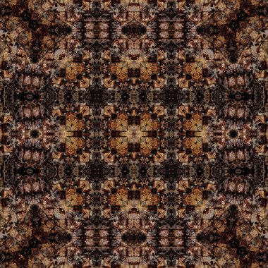 Kusursuz soyut desen. Kaleydoskop dokusu. Modern sanat modeli ve arkaplan