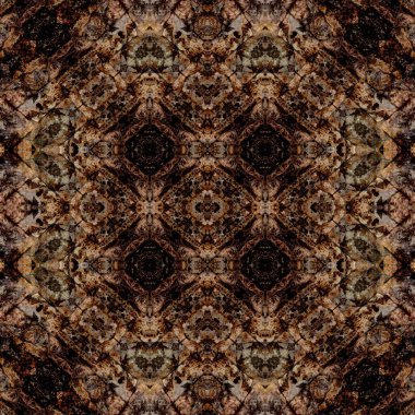 Kusursuz soyut desen. Kaleydoskop dokusu. Modern sanat modeli ve arkaplan