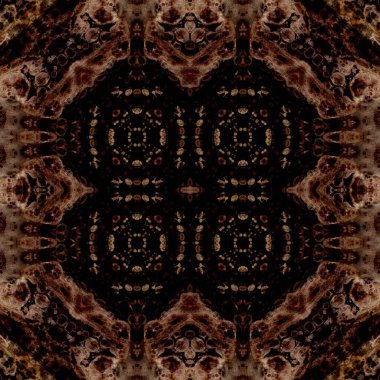 Kusursuz soyut desen. Kaleydoskop dokusu. Modern sanat modeli ve arkaplan