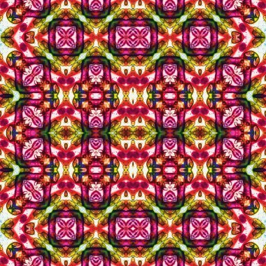 Kusursuz soyut desen. Kaleydoskop dokusu. Modern sanat modeli ve arkaplan