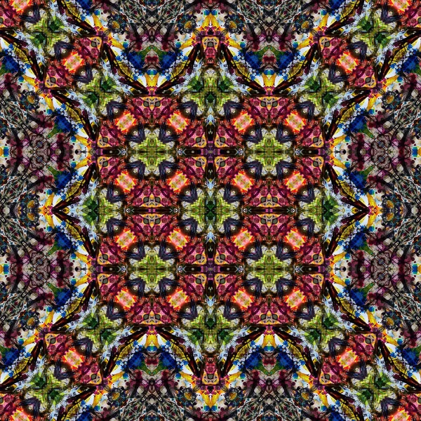 Kusursuz soyut desen. Kaleydoskop dokusu. Modern sanat modeli ve arkaplan