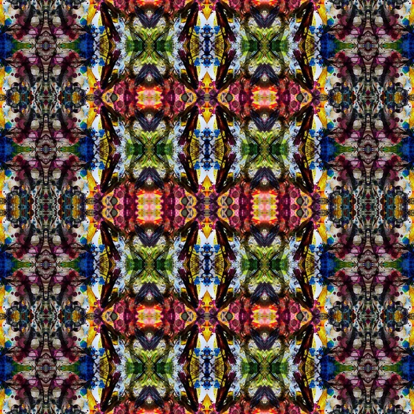 Kusursuz soyut desen. Kaleydoskop dokusu. Modern sanat modeli ve arkaplan