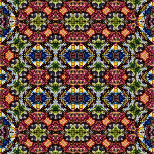 Kusursuz soyut desen. Kaleydoskop dokusu. Modern sanat modeli ve arkaplan