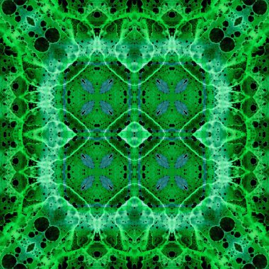 Kusursuz soyut desen. Kaleydoskop dokusu. Modern sanat modeli ve arkaplan