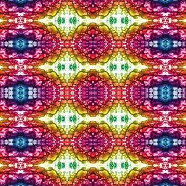 Kusursuz soyut desen. Kaleydoskop dokusu. Modern sanat modeli ve arkaplan