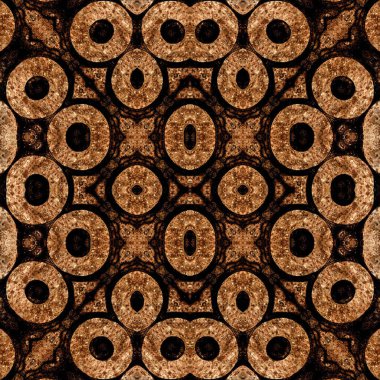 Kusursuz soyut desen. Kaleydoskop dokusu. Modern sanat modeli ve arkaplan