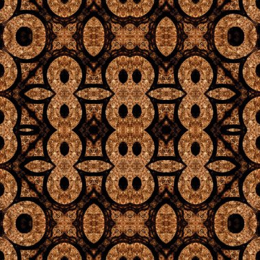 Kusursuz soyut desen. Kaleydoskop dokusu. Modern sanat modeli ve arkaplan