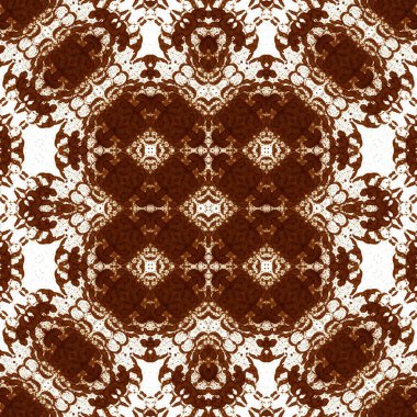 Kusursuz soyut desen. Kaleydoskop dokusu. Modern sanat modeli ve arkaplan