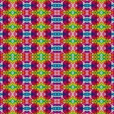 Kusursuz soyut desen. Kaleydoskop dokusu. Modern sanat modeli ve arkaplan