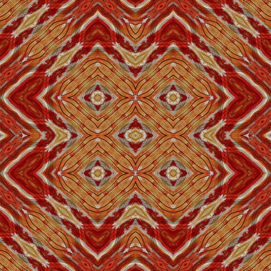 Kusursuz soyut desen. Kaleydoskop dokusu. Modern sanat modeli ve arkaplan