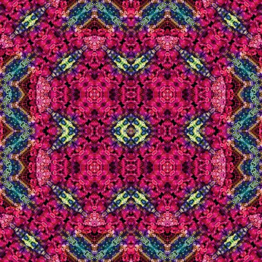 Kusursuz soyut desen. Kaleydoskop dokusu. Modern sanat modeli ve arkaplan