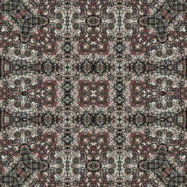 Kusursuz soyut desen. Kaleydoskop dokusu. Modern sanat modeli ve arkaplan