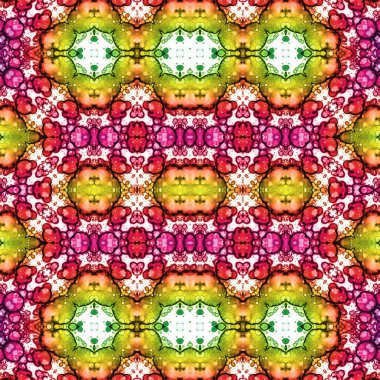 Kusursuz soyut desen. Kaleydoskop dokusu. Modern sanat modeli ve arkaplan