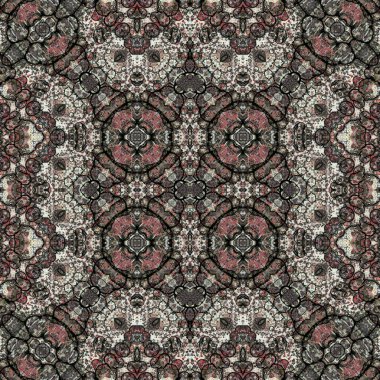 Kusursuz soyut desen. Kaleydoskop dokusu. Modern sanat modeli ve arkaplan