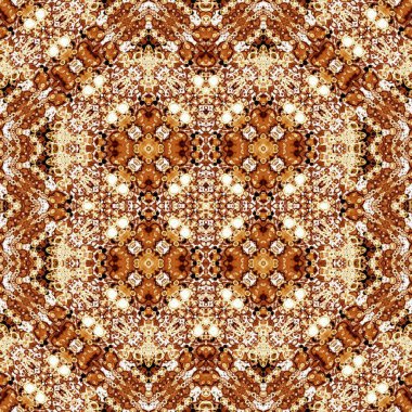 Kusursuz soyut desen. Kaleydoskop dokusu. Modern sanat modeli ve arkaplan