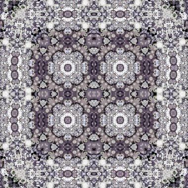 Kusursuz soyut desen. Kaleydoskop dokusu. Modern sanat modeli ve arkaplan