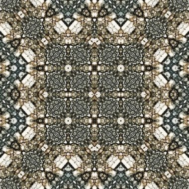 Kusursuz soyut desen. Kaleydoskop dokusu. Modern sanat modeli ve arkaplan