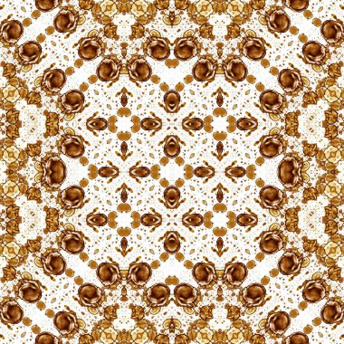 Kusursuz soyut desen. Kaleydoskop dokusu. Modern sanat modeli ve arkaplan