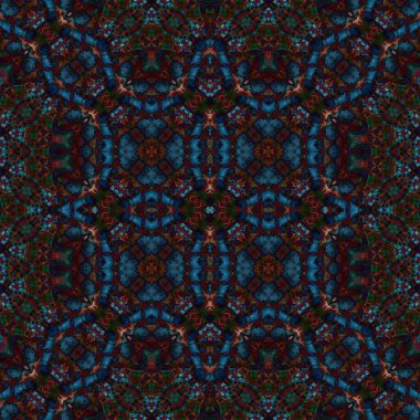 Kusursuz soyut desen. Kaleydoskop dokusu. Modern sanat modeli ve arkaplan