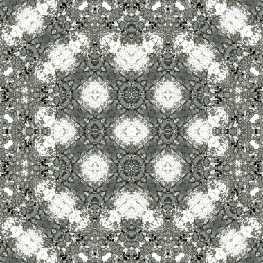 Kusursuz soyut desen. Kaleydoskop dokusu. Modern sanat modeli ve arkaplan