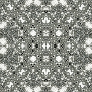 Kusursuz soyut desen. Kaleydoskop dokusu. Modern sanat modeli ve arkaplan